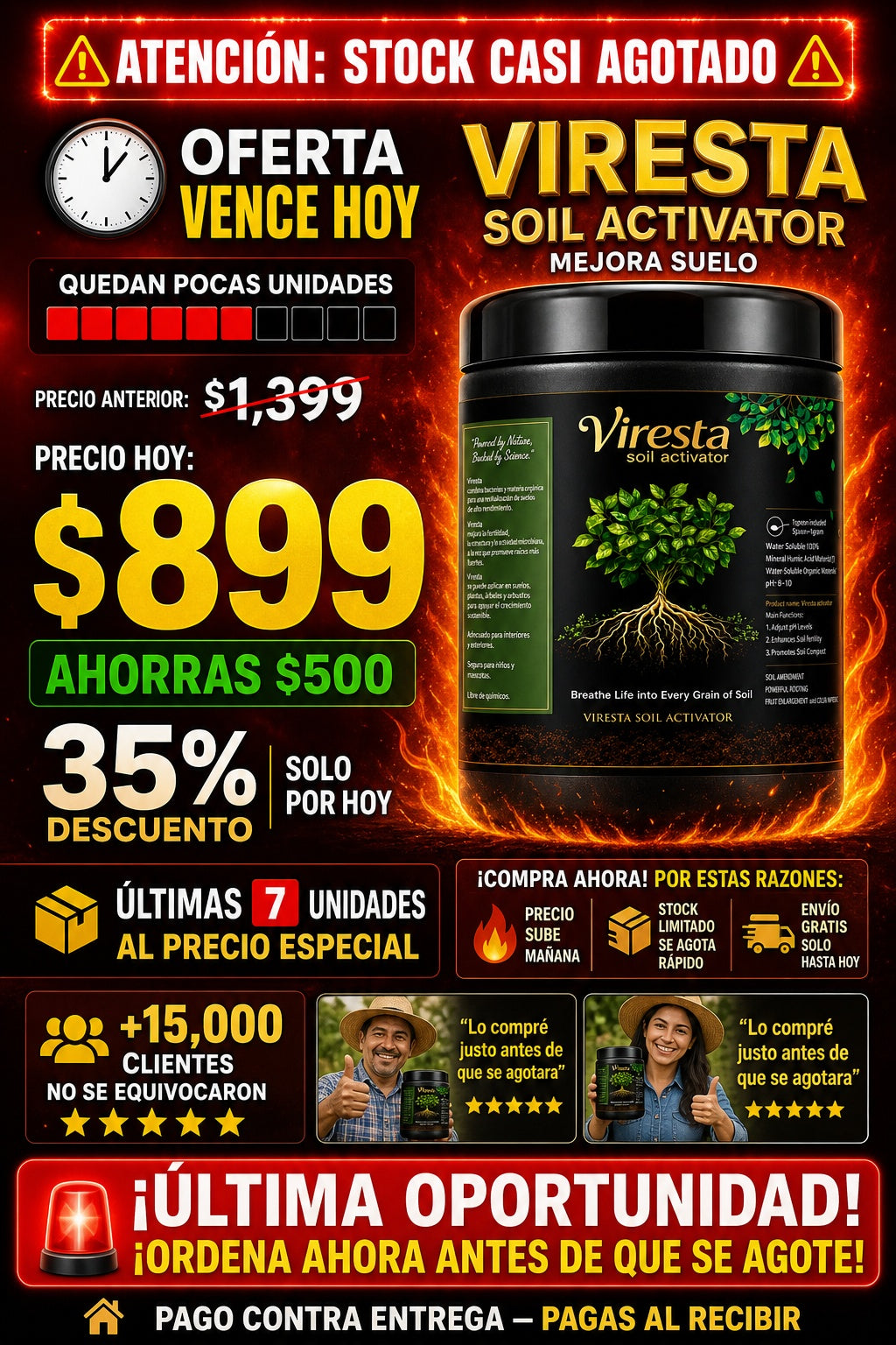 Viresta Soil Activator Mejora Suelo - imagen 10
