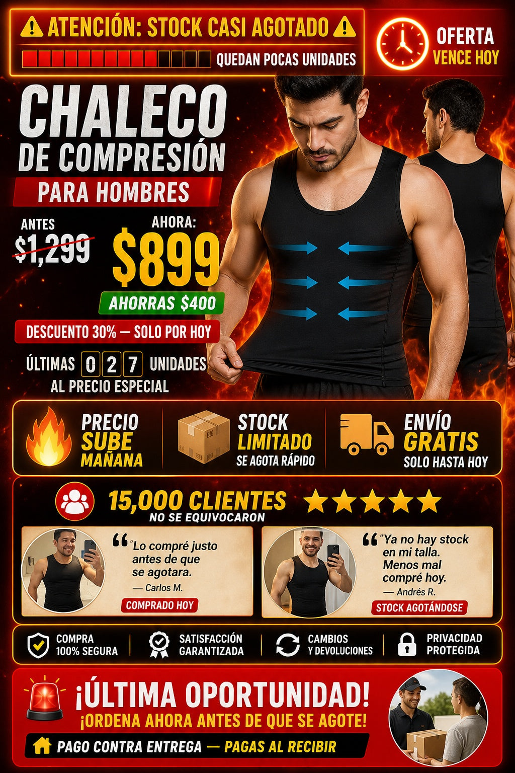 Chaleco De Compresion para hombres - imagen 10
